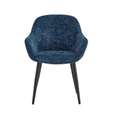 Metropol Eetkamerstoel - Blauw Linnen